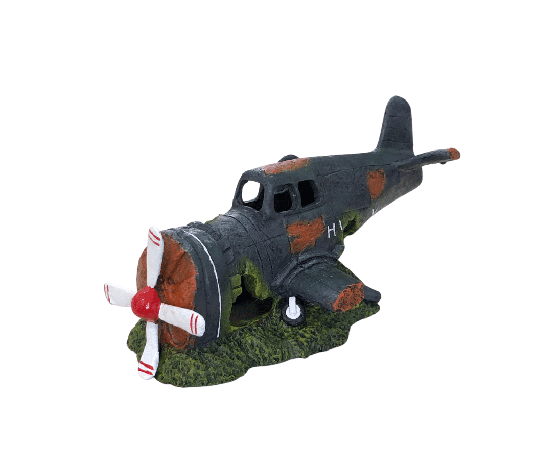 Enfeite Avião (28cm x 12cm x 12cm)