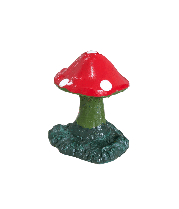 Enfeite Cogumelo Médio (4cm x 4cm x 4,5cm)