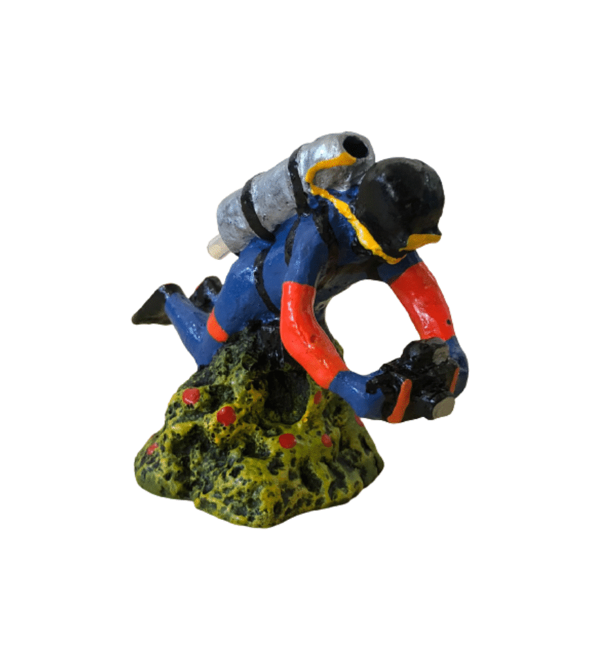 Enfeite Mergulhador (10cm x 5cm x 7,5cm)