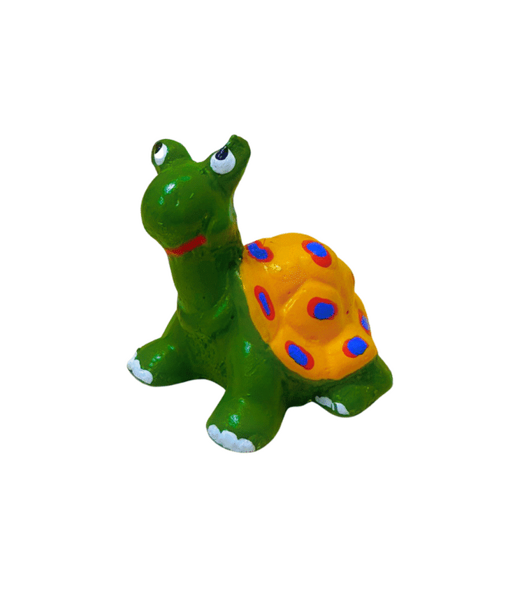 Enfeite Tartaruga Alta (5cm x 4cm x 6cm)
