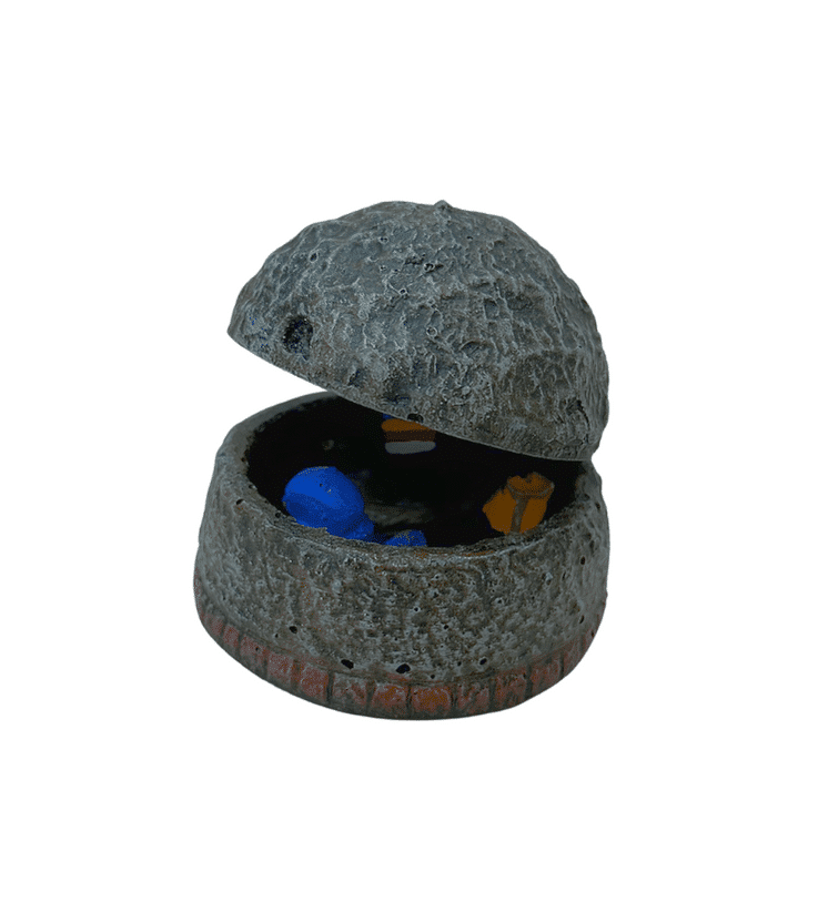 Enfeite Casa Patrick Estrela (8cm x 8cm x 8cm)