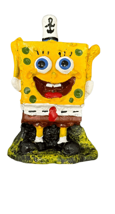 Enfeite Bob com Boné (2cm x 5cm x 7,5cm)