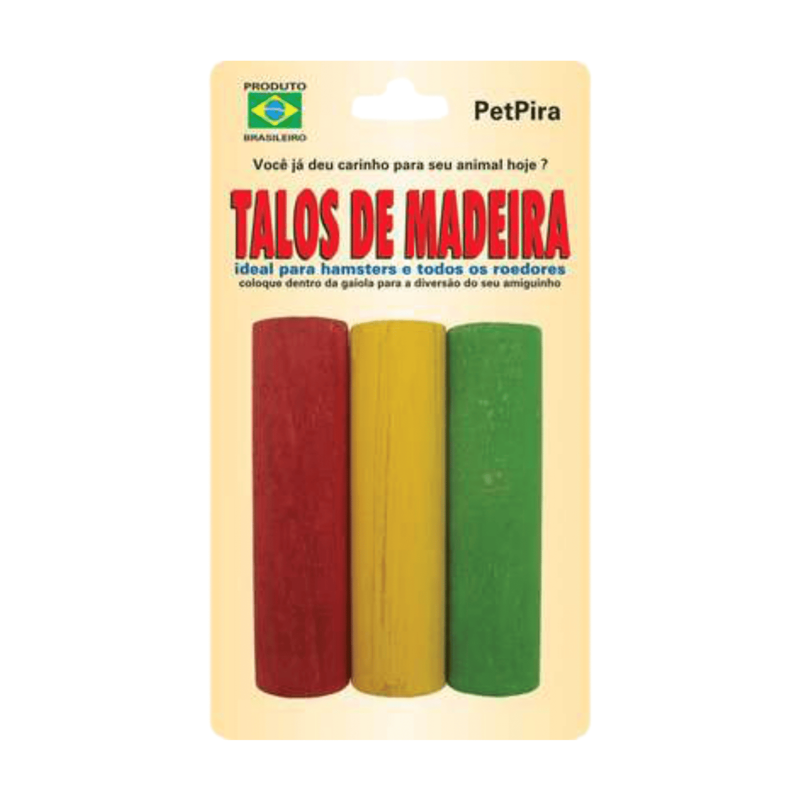 Brinquedo Talos de Madeira (3 unidades)