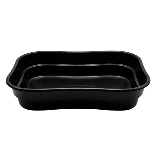 Bandeja Higiênica Avipet Preta (42,2cm x 30cm x 9cm)