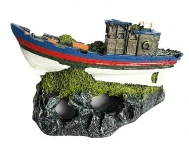 Enfeite Barco Pesqueiro (15cm x 7cm x 10cm) - Imagem 2