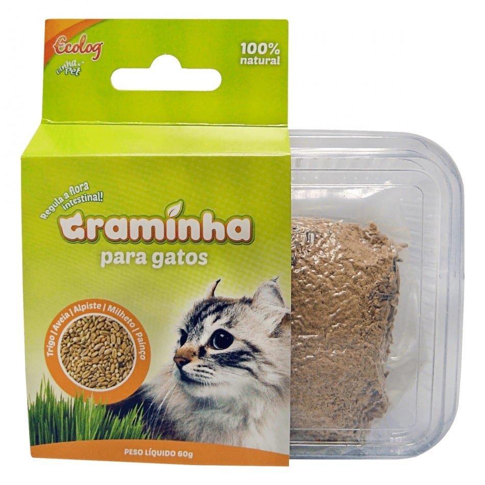 Graminha Ecolog Gatos (60g) - Imagem 2