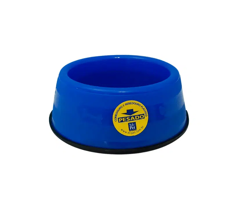 Comedouro/Bebedouro Pesado Azul (1500ml)