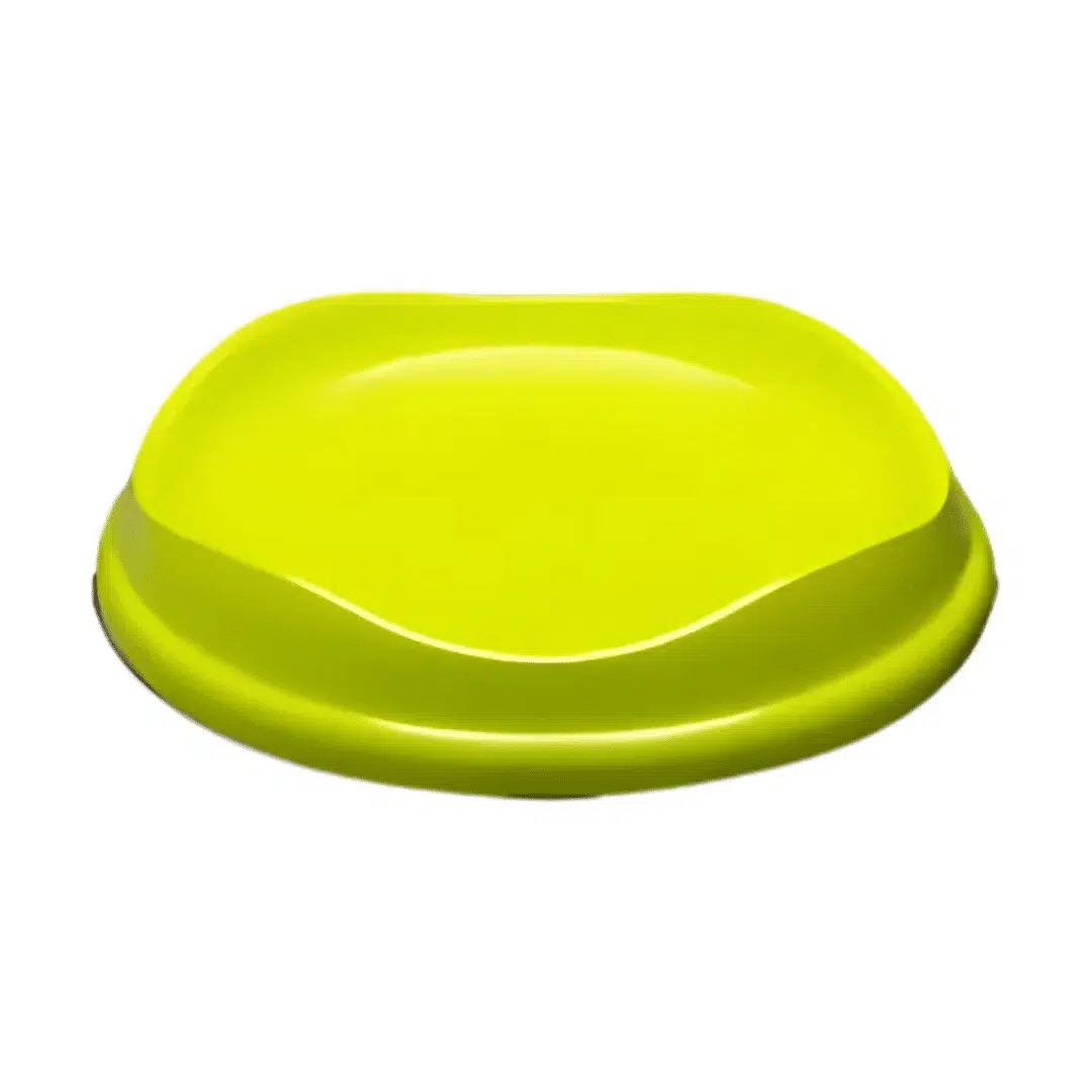 Comedouro Stark Flat Raso Verde Neon (300ml)