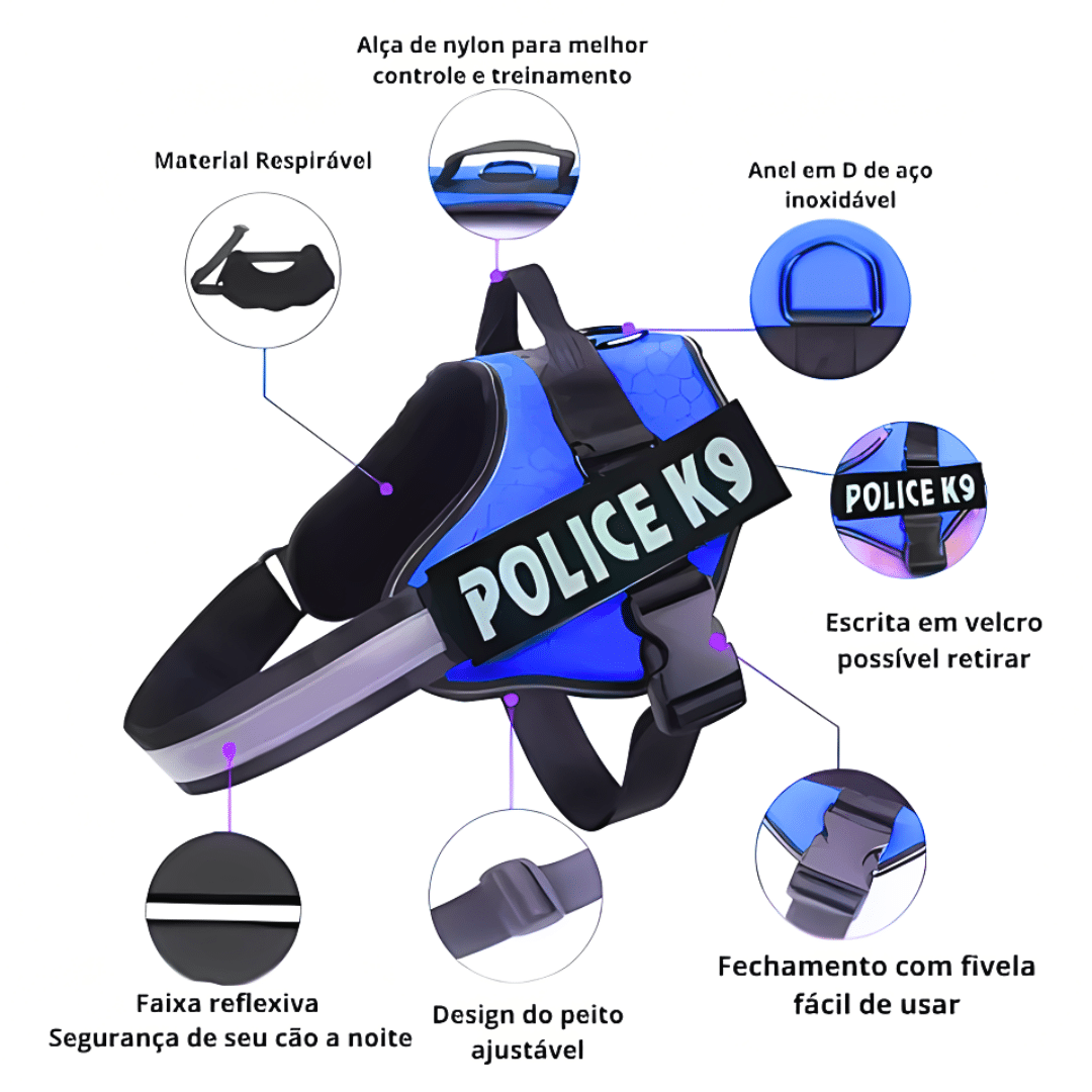 Peitoral Médio Elo K9 - Imagem 4