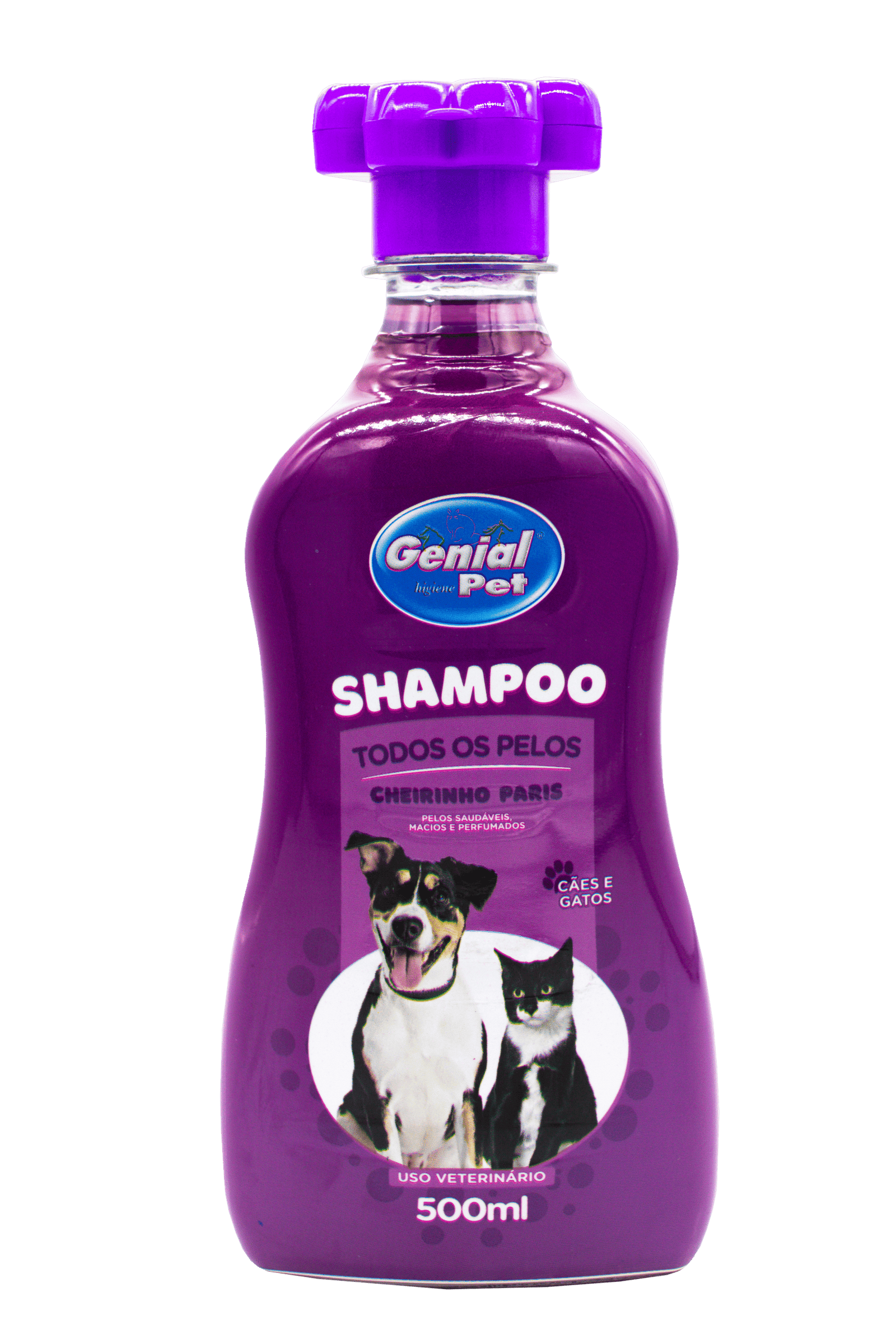 Shampoo Todos os Pelos Paris Genial Pet (500ml)