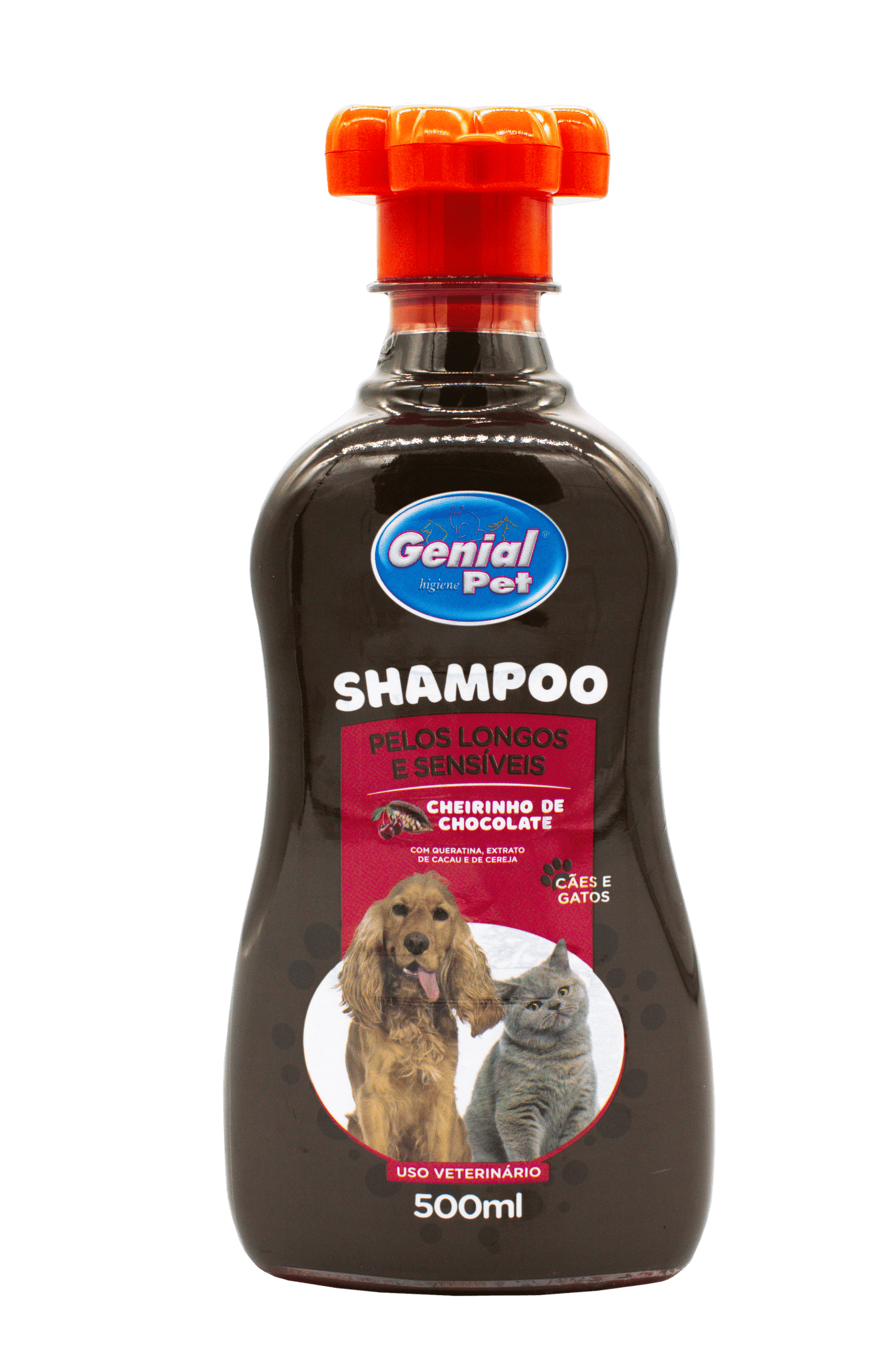 Shampoo Floresta Negra Chocolate Genial Pet (500ml)