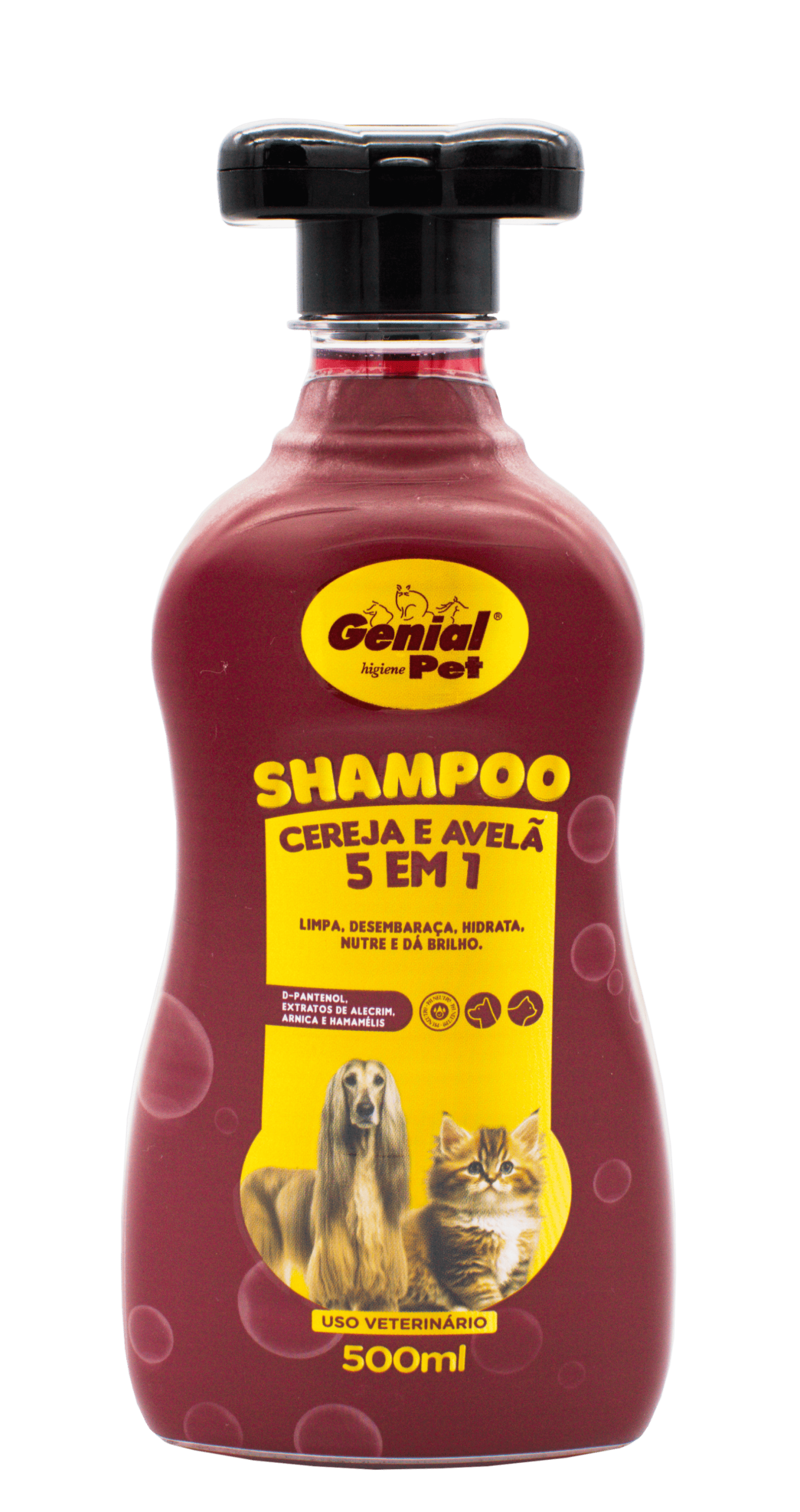 Shampoo Cereja e Avelã 5 em 1 (500ml)