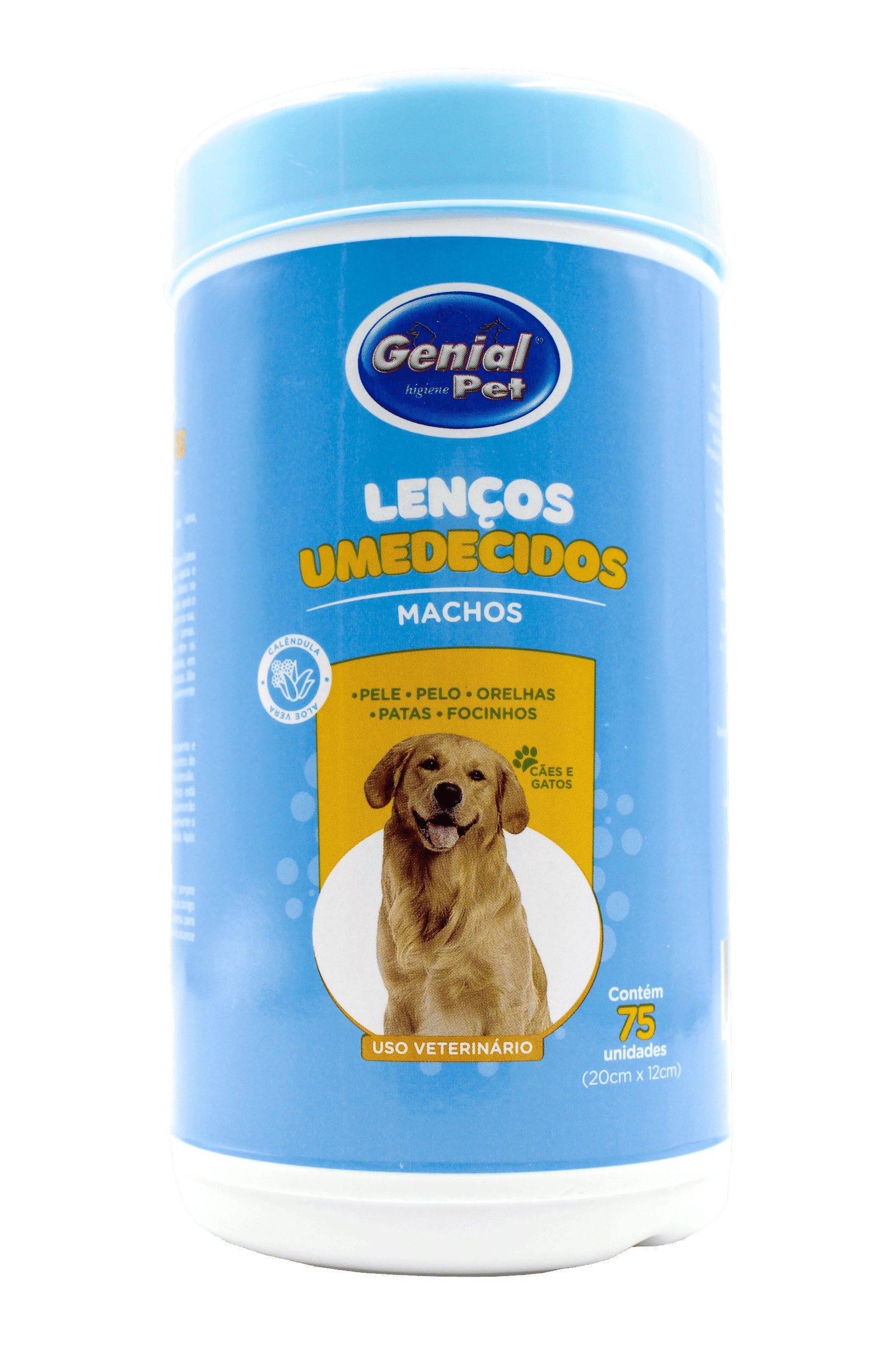 Lenços Umedecidos Macho (75 unidades)