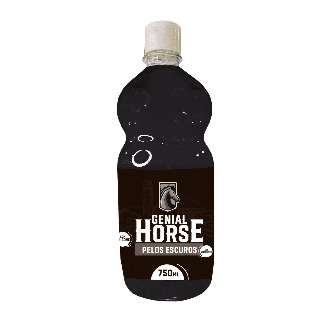Shampoo Genial Horse Pelos Escuros (750ml) | CAVALO