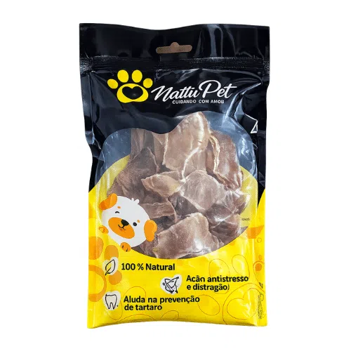 Orelha Bovina Recorte Nattupet (80g)