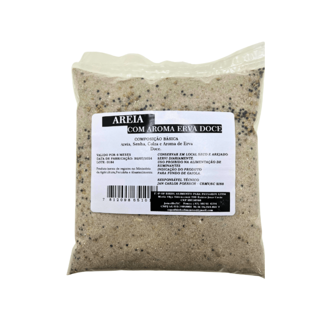 Areia Aromatizada Erva Doce 1kg