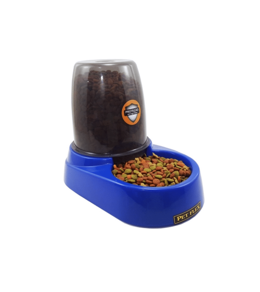 Comedouro e Bebedouro Revolution Azul (1,2kg / 1,8 litros)