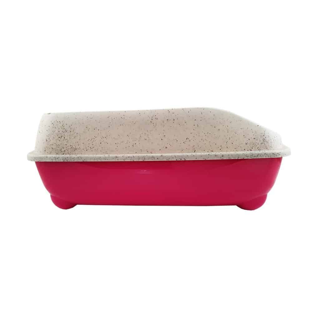 Bandeja Toilette Cats Rosa (46cm x 33cm x 18cm)