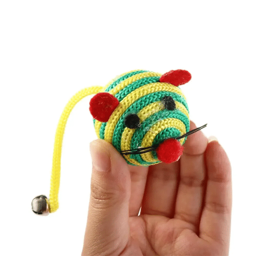 Brinquedo Kit Ratinhos Listrados (4cm x 4cm) - Imagem 2