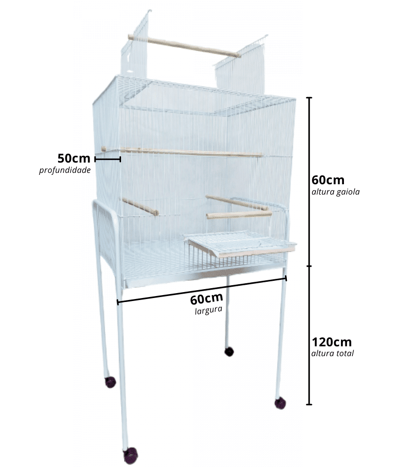 Viveiro Triplex (1,20m x 60cm x 50cm)