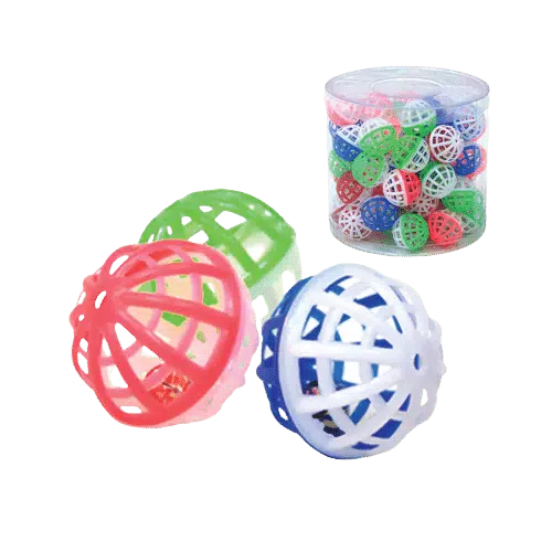 Brinquedo Pote Mini Bola Guizo (30 unidades)
