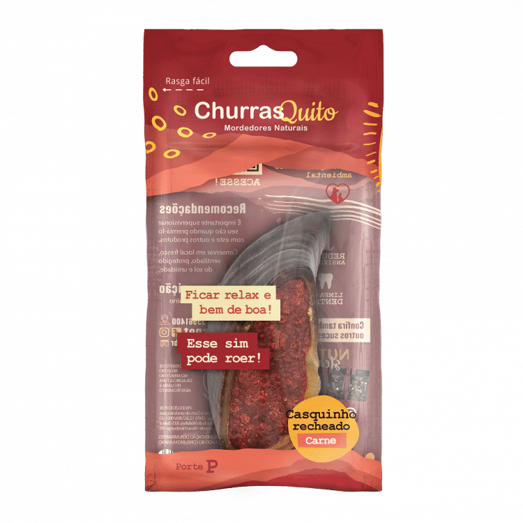 Casquinho Recheado Carne (9cm)