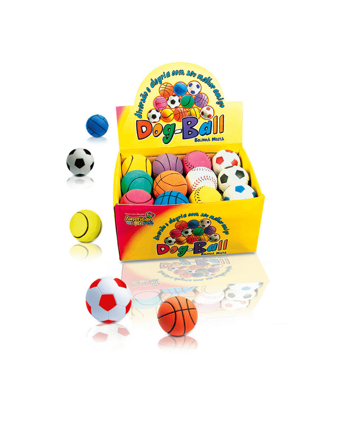 Brinquedo Bola Dog Ball (24 unidades)