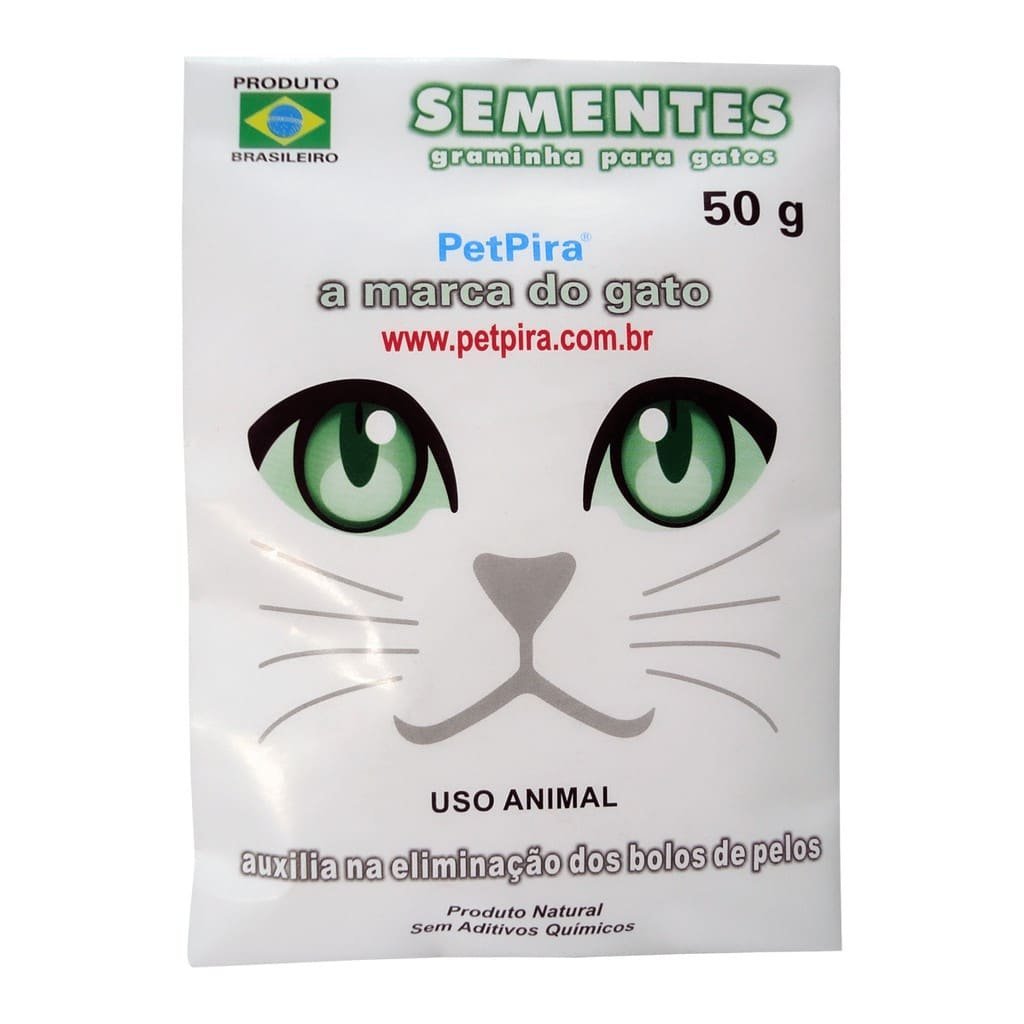 Graminha Semente Pet Pira Gatos (50g)