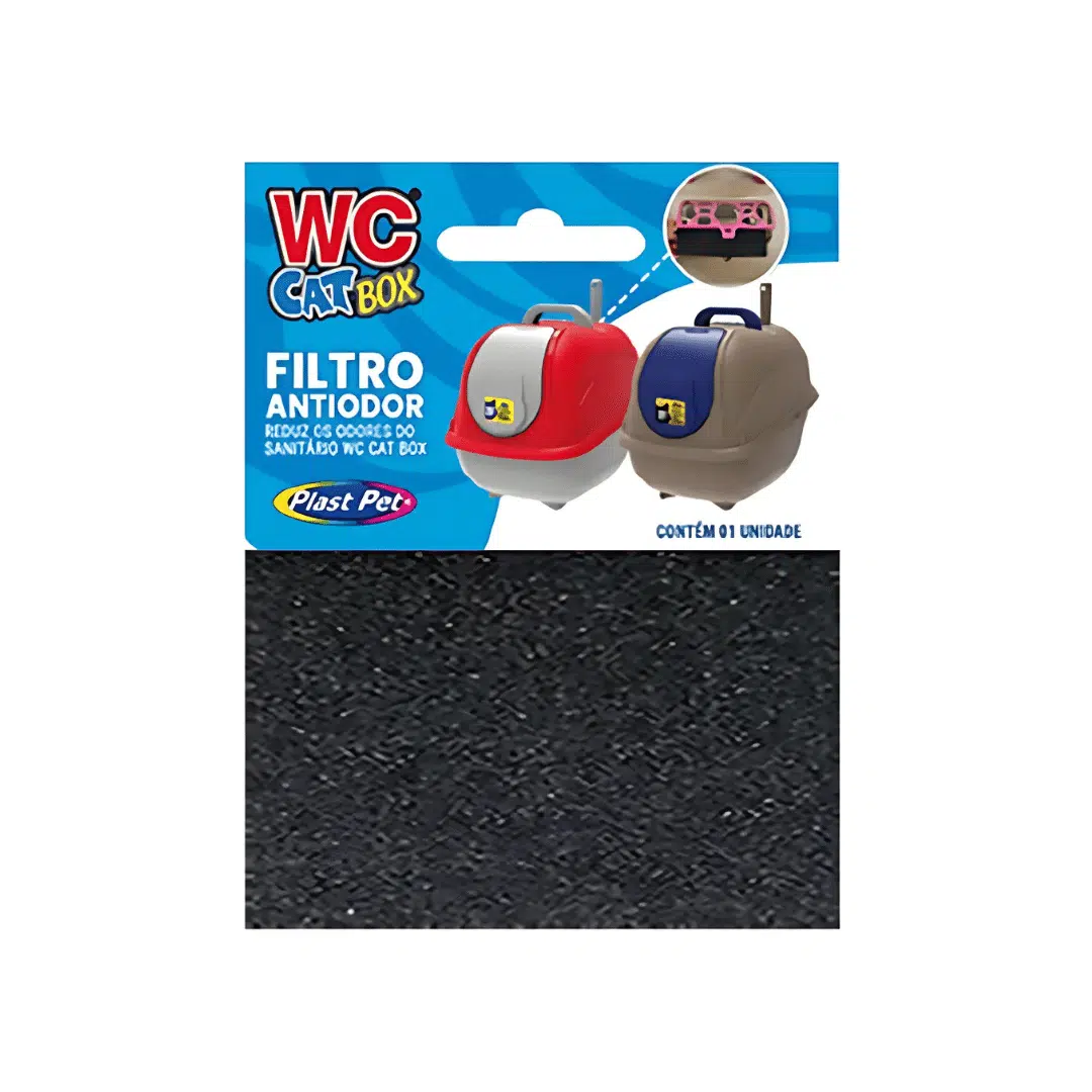 Filtro de Carvão Ativado WC Cat Box