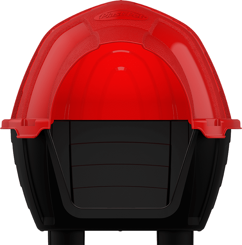 Casa Stone House Nº1 Vermelho (42cm x 34cm x 34cm)