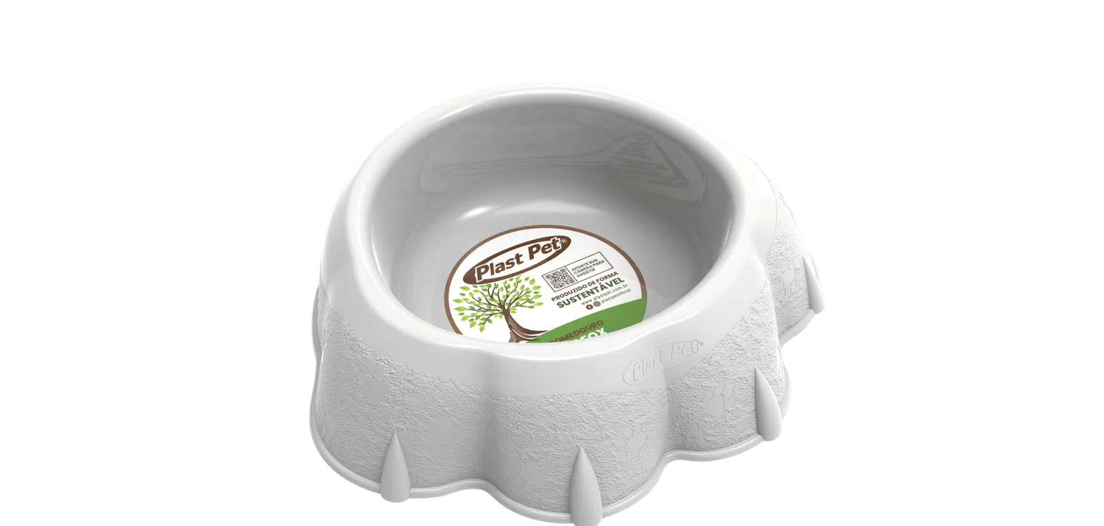 Comedouro Pet Fox Eco Cinza (800ml) - Imagem 2
