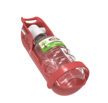 Bebedouro Pet Drink Portátil Eco Vermelho (300ml)