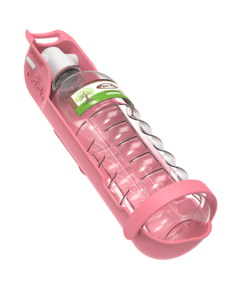 Bebedouro Pet Drink Portátil Eco Rosa (500ml)