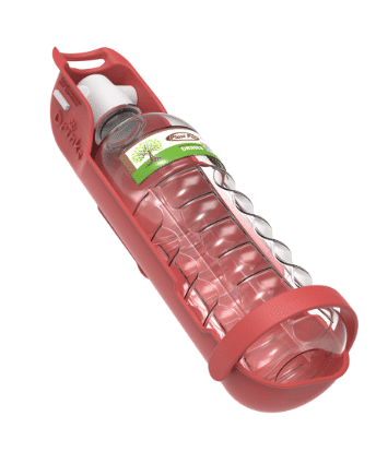 Bebedouro Pet Drink Portátil Eco Vermelho (500ml)