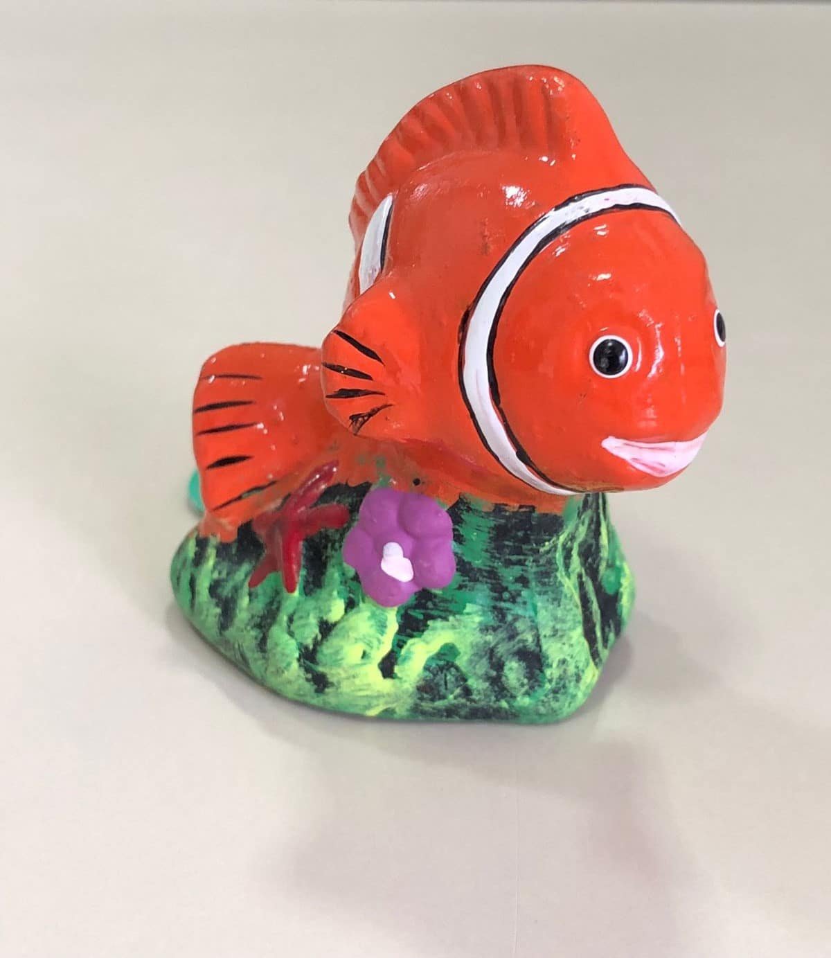 Enfeite Peixe Palhaço Pequeno (5cm x 3,5cm x 4,5cm) - Imagem 3