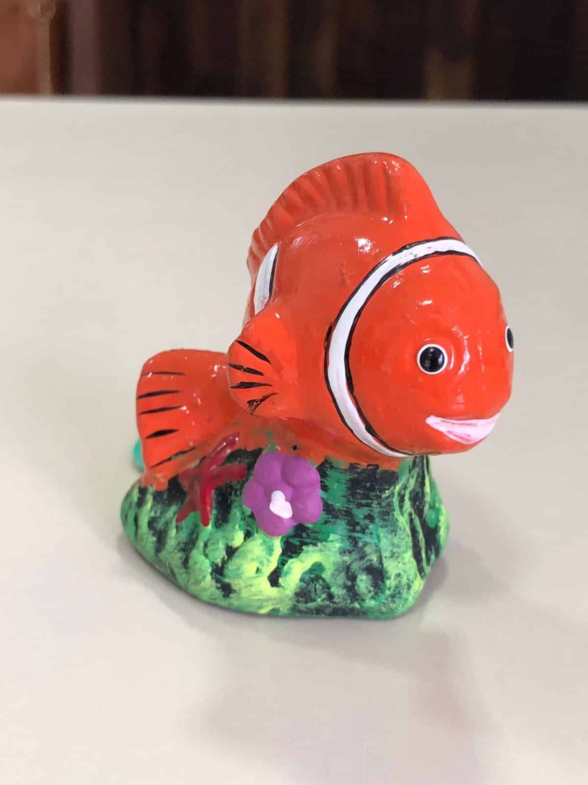 Enfeite Peixe Palhaço Pequeno (5cm x 3,5cm x 4,5cm) - Imagem 2