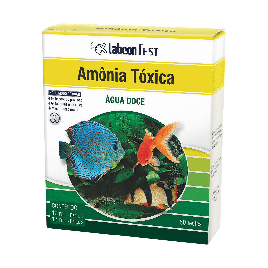 ALcon Labcon Test Amônia Tóxica Água Doce (50 testes)