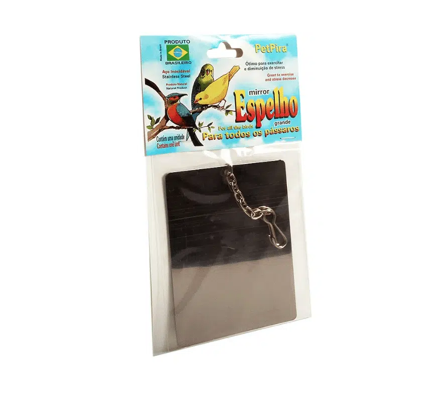 Espelho para Aves Pequeno (7cm x 8cm)