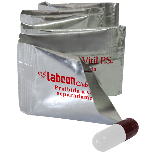 Alcon Labcon Club Vitil P.S (2,5g - 10 cápsulas) - Imagem 4