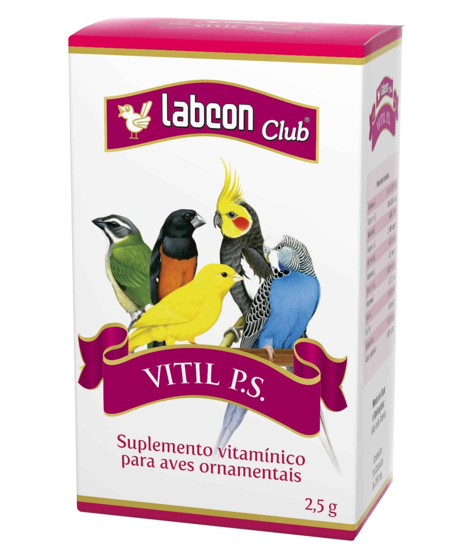 Alcon Labcon Club Vitil P.S (2,5g - 10 cápsulas) - Imagem 3
