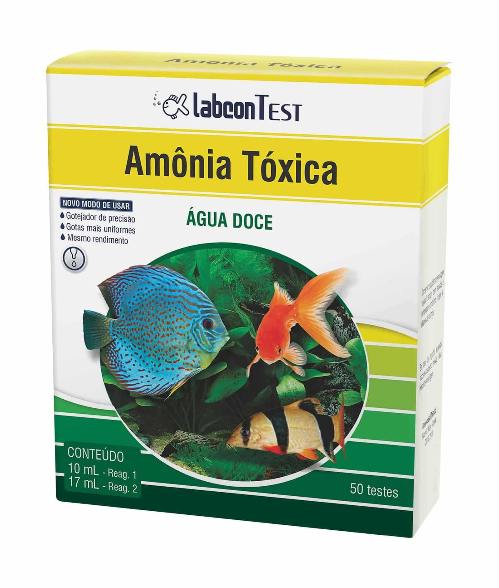 ALcon Labcon Test Amônia Tóxica Água Doce (50 testes) - Imagem 2