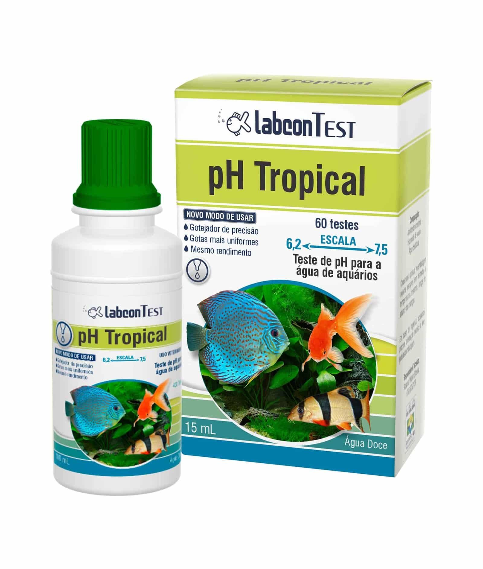 ALcon Labcon Test Ph Tropical (15ml - 60 testes) - Imagem 2